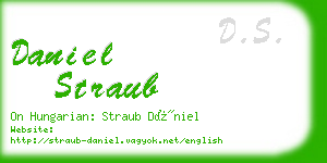 daniel straub business card